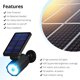 thumbnail image 3 of Foco biónico Luces solares LED de lujo Foco alimentado por energía solar con sensor de movimiento de 25 pies para exteriores, 3 of 7