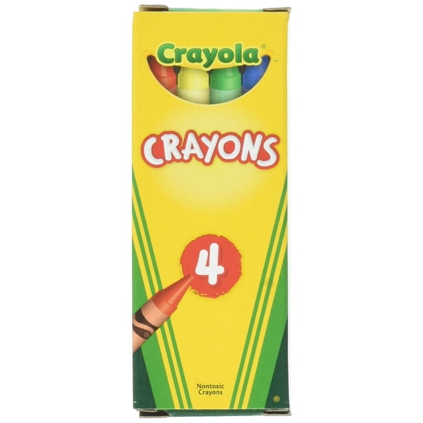 Paquete de lápices de colores Crayola para fiestas, 4 unidades, 24 cajas