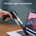 thumbnail image 6 of RuiJiao 323 ABS Handheld Car Vacuum Cleaner (Black) - 120W High-Powered, 6000-10000Pa Suction, USB Rechargeable and Portable for Auto Detailing, 6 of 9