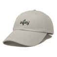 thumbnail image 5 of Dalix Wifey Embroidered Cotton Husband Baseball Cap Adjustable Dad Hat Womens in Washed Stone White, 5 of 5