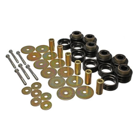 Body Hardware Set - Energy Suspension Body Mount Set Inc. Hardware - Black