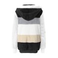 thumbnail image 3 of Gibobby Abrigos de mujer, Abrigos de Invierno para Mujer, Chaquetas largas con Capucha de Forro Polar difuso con Botones de Piel sintética cálida con Bolsillos(Negro,XG), 3 of 5