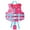 Red Flower, variant on Gogokids Kids Swim Vest Toddlers Floaties Life Jacket with Adjustable Safety Strap for Boys Girls Swimming Beach Water Sport Learning, 30-50 lbs/7-9 years, Pink