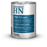 Nestle Health Science Isosource HN High Nitrogen Complete Nutrition Unflavored Liquid Formula, 8.45 Fl. Oz., 24 Count