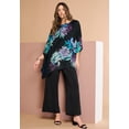 thumbnail image 2 of Roaman's Women's Plus Size Georgette Poncho, 2 of 5