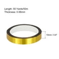 thumbnail image 2 of Unique Bargains Gold Tone Metalized Tape 0.6 Inch x 55 Yards Decor Tape for DIY, 2 of 6