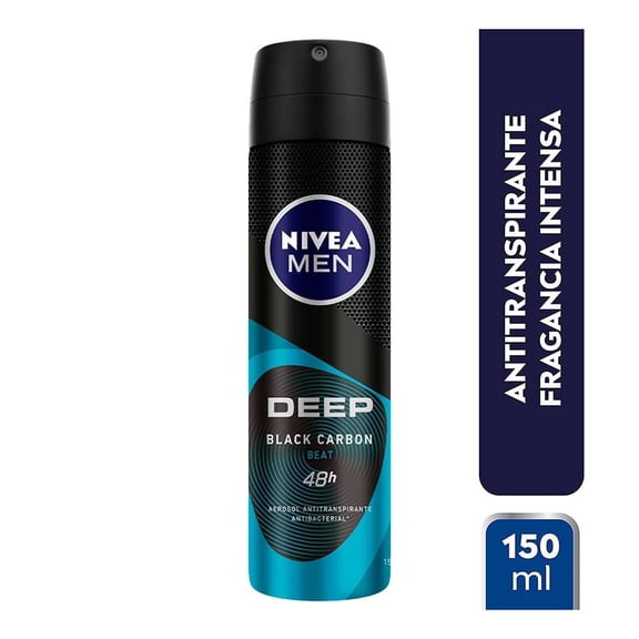 Antitranspirante NIVEA MEN deep beat antibacterial spray 150 ml