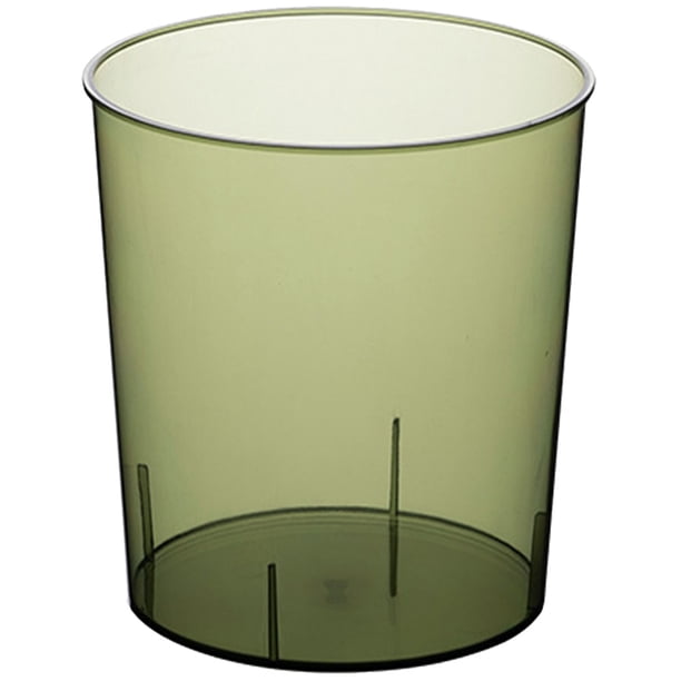 GOOHOCHY Papelera transparente para cocina, papelera para oficina (XL)
