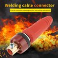 thumbnail image 2 of Welding Rapid Connector, DKJ35-50 Cable Connector DKJ35-50 Fast Connection 35-50sqmm Convenient Operation  Simple Installation  For Welding Machine, 2 of 8