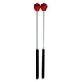 thumbnail image 2 of Paquete de 2 Mazos de Núcleo de Nailon Baoblaze Palos de Martillo Morados Marimba Glockenspiel rojo, 2 of 8