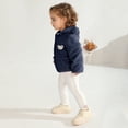 thumbnail image 4 of 6M-3T Baby Boys Girls Winter Warm Fleece Sweatshirt Cartoon Hooded Coats Jackets Toddler Long Sleeve Zipper Coats Top Outerwear, 4 of 9