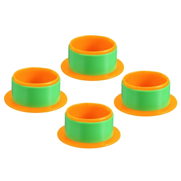 3inch Shrink Wrap Handle, 4pcs Stretch Wrap Dispenser Stretch Film Dispenser Plastic Hand for Furniture, Orange