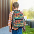 thumbnail image 6 of Yiaed Hawaii Palms Print School Backpack College Backpack Daypacks for Students High School Spacious and Durable Daypack for Work and Travel-One Size, 6 of 6