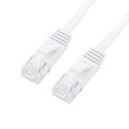 thumbnail image 2 of XingJian Câble Réseau Plat CAT6 Ethernet, 0.5m - Blanc, Cordon de Raccordement UTP, Vitesse 1000M, 2 of 5
