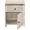 thumbnail image 5 of Whitewashed mango wood cabinet | Fits well in both modern and beachy settings | Enhances room aesthetics and storage, 5 of 6