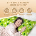 thumbnail image 4 of Gaeub St Patrick's Day7 Printed Long Body Pillowcase Envelope Closure 1 Pack Wrinkle for Night Sweats - 20x54 in, 4 of 8