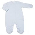 thumbnail image 2 of Kissy Kissy - Simple Stripes Footie - Blue-Newborn, 2 of 3