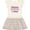 Natural with Stripes, variant on Future Soccer Star Girls Girls Toddler Dress