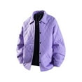 thumbnail image 2 of Under 10 dollars! Mens Winter Padding Jacket Lightweight Men's Casure Coat Quilting Classic Paded Rib Collar Bomber Mens Qulited Jackets, 2 of 5
