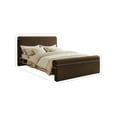 thumbnail image 3 of Meridian Furniture Sloan Brown Velvet King Bed, 3 of 7