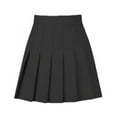 thumbnail image 1 of Jupe Taille Haute pour Femmes et Filles Skate Tennis Golf Robe à Carreaux à la Mode Jupe Courte Évasée Plissée Mini, 1 of 2