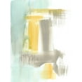 thumbnail image 2 of Goldberger, Jennifer 15x18 White Modern Wood Framed Museum Art Print Titled - Spa Watercolor Abstract I, 2 of 4
