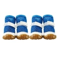 thumbnail image 2 of 2 Pairs of Dog Shoes for Hot Pavement, Mesh Breathable Waterproof Pet Booties, Anti-Slip Sole Paw Protector, Outdoor Hiking Dog Boots for Small & Medium Dogs, 2 of 6