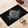 thumbnail image 2 of Masonic Brotherhood Brothers Rugs Doormat, Non-Slip Machine Washable Carpets Floor Door Mat , 36" x 24", 2 of 7