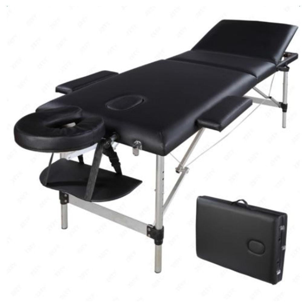 3 Fold Adjustable Massage Bed Portable Massage Table Spa Table with