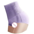 thumbnail image 4 of sovlvnd Seamless Panties for Women Women's High Waist Nice Buttocks Peach Buttocks Belly-up Pants Buttocks Panties Women's Shapewear Control Panties, 4 of 5