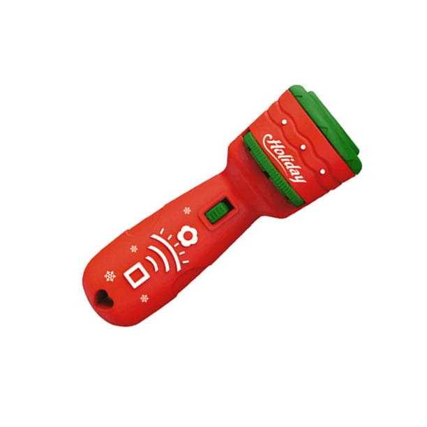 Billuyoard Proyector de Navidad Linterna Fiesta Festival Vacaciones Navidad Proyección Antorcha Conmutable Operada Aprendizaje educativo Kits de decoración para fiestas Rojo Billuyoard HA071265-01
