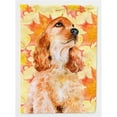 thumbnail image 1 of Carolines Treasures BB9967CHF Cocker Spaniel Drapeau d'Automne - Taille Maison en Toile, 1 of 4