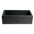 thumbnail image 6 of ALFI brand AB3318HS-BM 33" Black Matte Reversible Smooth / Fluted Single Bowl Fireclay Farm Sink, 6 of 7