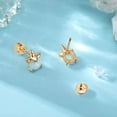 thumbnail image 3 of YAYAJAJU Unicorn Earrings for Women, 925 Sterling Silver Hypoallergenic Cute Animal Opal Stud Earring Jewelry Gifts (Rose Gold), 3 of 6