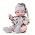 thumbnail image 4 of 11 Inch Realistic Reborn Baby Dolls with Xmas Hat, Stocking & Clothes - Perfect Gift for, 4 of 5