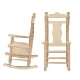 thumbnail image 3 of Miniature Rocking Chair, Exquisite Dollhouse Rocking Chair Funny  For Home, 3 of 8