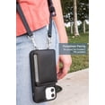 thumbnail image 4 of Smartish iPhone 12 Pro Max Crossbody Case - Dancing Queen [Purse/Clutch with Detachable Strap & Card Holder] - Stiletto Black-Silver, 4 of 6