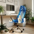 thumbnail image 3 of POLERO Anti Wear All-in-One Office Swivel Chair Slipcover, Brushed Elastic Fabric Stretch Rotating Chair Cover for Home and Small Business Office, 3 of 7