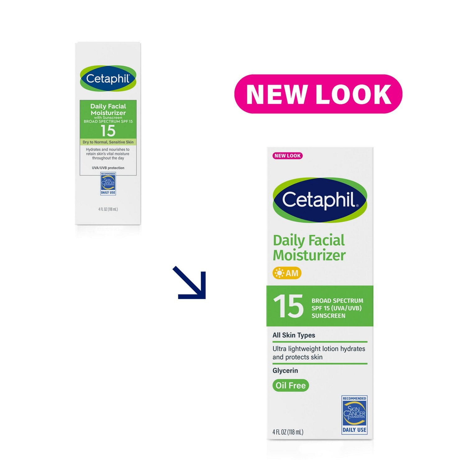 Cetaphil Daily Facial Moisturizer SPF 15 4 oz (Pack of 2)