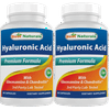 2 Pack Best Naturals Hyaluronic Acid 100 mg 60 Capsules