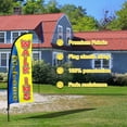 thumbnail image 3 of QSUM Welcome Walk ins Sign Feather Flag with Pole Kit,7FT Welcome Walk ins Decoration Display, Welcome Walk ins Business Sign,Welcome Walk ins Swooper Flag, 3 of 6
