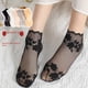 thumbnail image 1 of Calcetines de encaje fino de verano para mujer, calcetines de algodón cortos hasta la mitad del tobillo, calcetines de malla antideslizantes transpirables huecos, 1 of 5