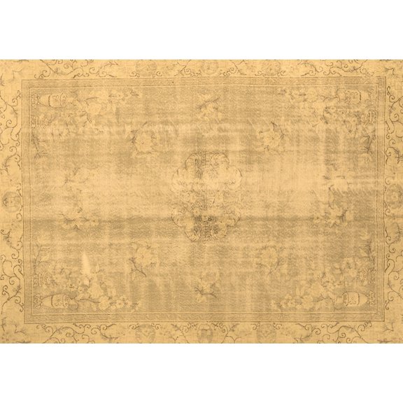 Ahgly Company Indoor Rectangle Persian Brown Traditional Area Rugs, 5' x 7'