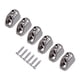 thumbnail image 2 of 6 piezas de tuercas de bloqueo de cuerdas de guitarra sin cabeza, accesorios de repuesto duraderos Plata, 2 of 9