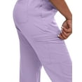 thumbnail image 6 of Scrub for Women Scrubs Top with Classic V-Neck Jogger Pants Medical Nursing Uniform Scrub Set Lavender XS, 6 of 8