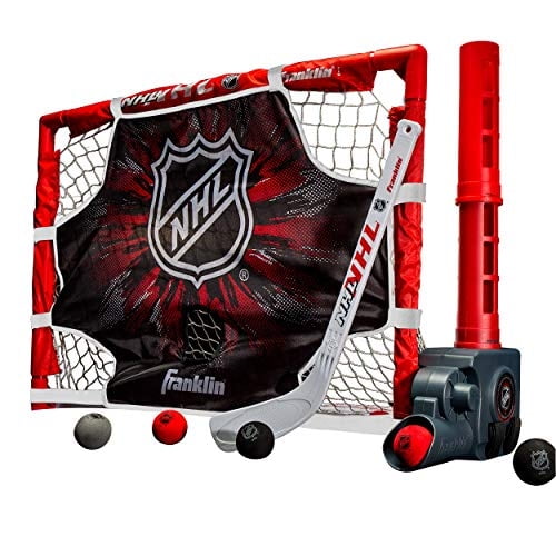 Set de porterías de hockey Franklin Sports NHL Kids con Ball Passer