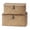 Coffee*S+M, variant on Nonam Seagrass Storage Basket with Lid,Handwoven Decorative Shelf Box for Closet Living Room Organization,Small,Natural
