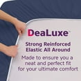 thumbnail image 3 of DeaLuxe Bedding 21” XL Twin Deep Pocket Fitted Sheet Only - 1 Pack Deep Adjustable Bed Sheet - Navy Dark Blue, 3 of 8