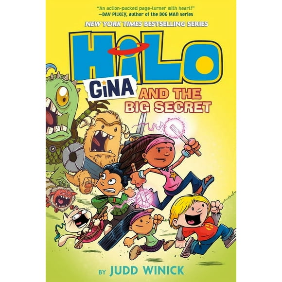 Hilo: Hilo Book 8: Gina and the Big Secret: (A Graphic Novel) (Hardcover)