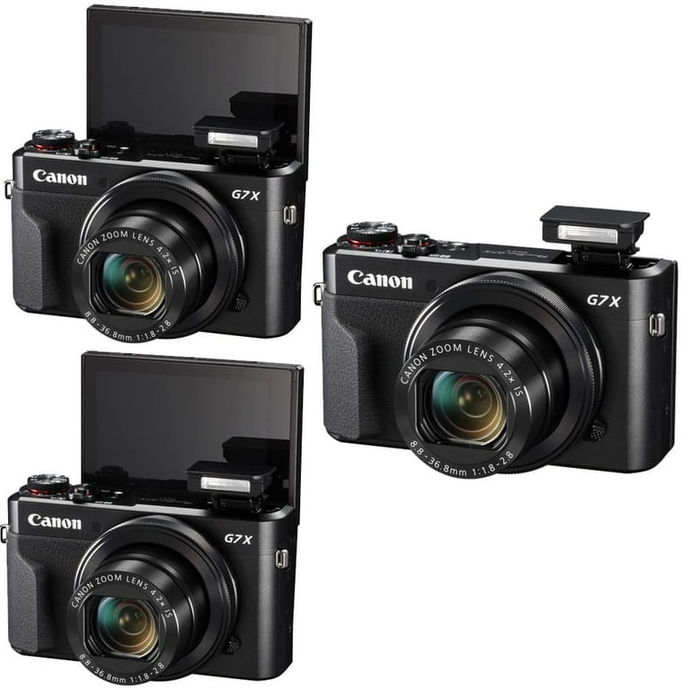 Canon G7X ブラック 本体・付属品付き Canon G7X Mark II PowerShot 20.1MP Digital Camera Black with